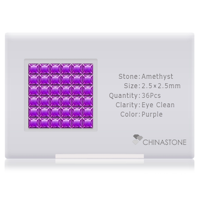 Amethyst lot of 36 stones