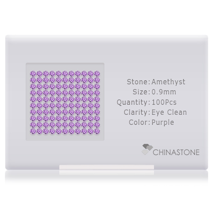 Amethyst lot of 100 stones