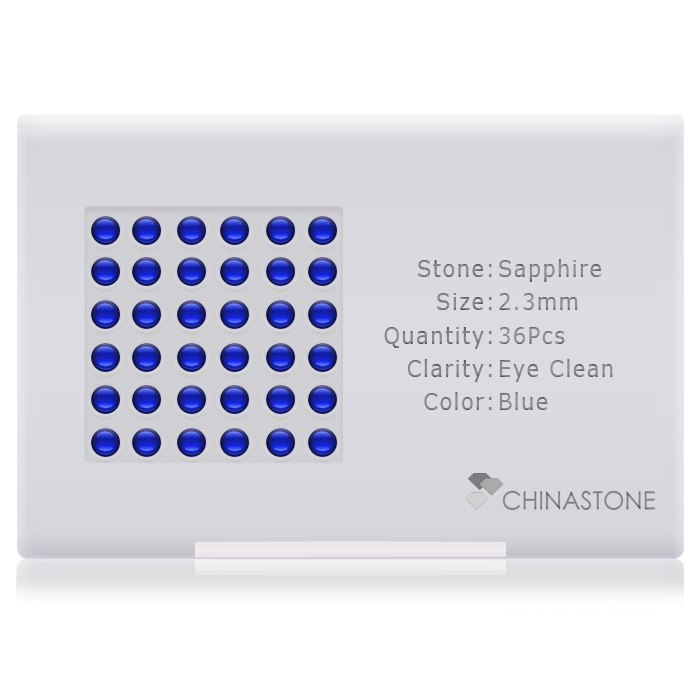 Sapphire lot of 36 stones