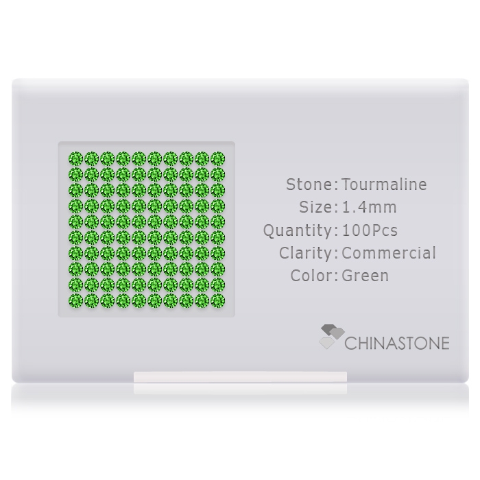 Chrome Tourmaline lot of 100 stones