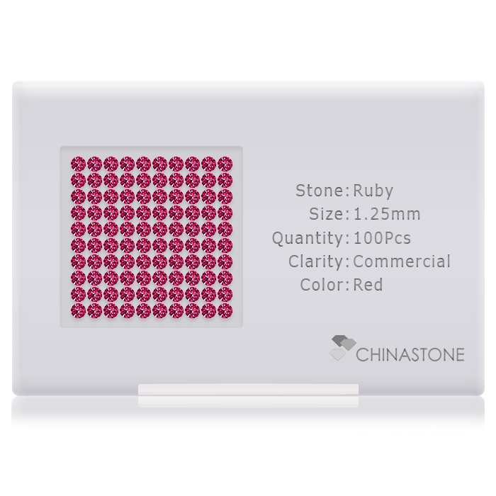 Ruby lot of 100 stones