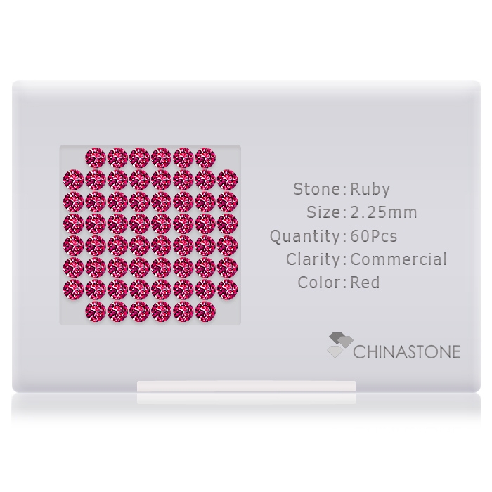 Ruby lot of 60 stones