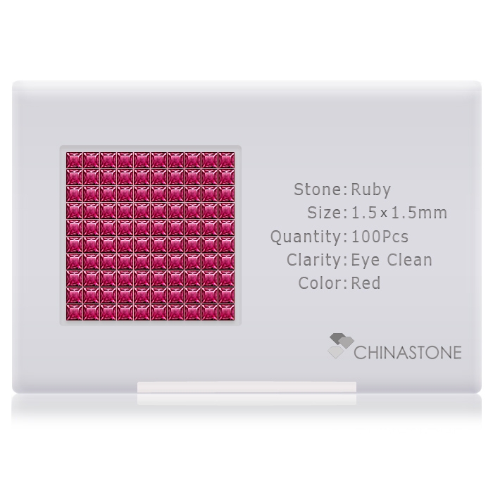 Ruby lot of 100 stones