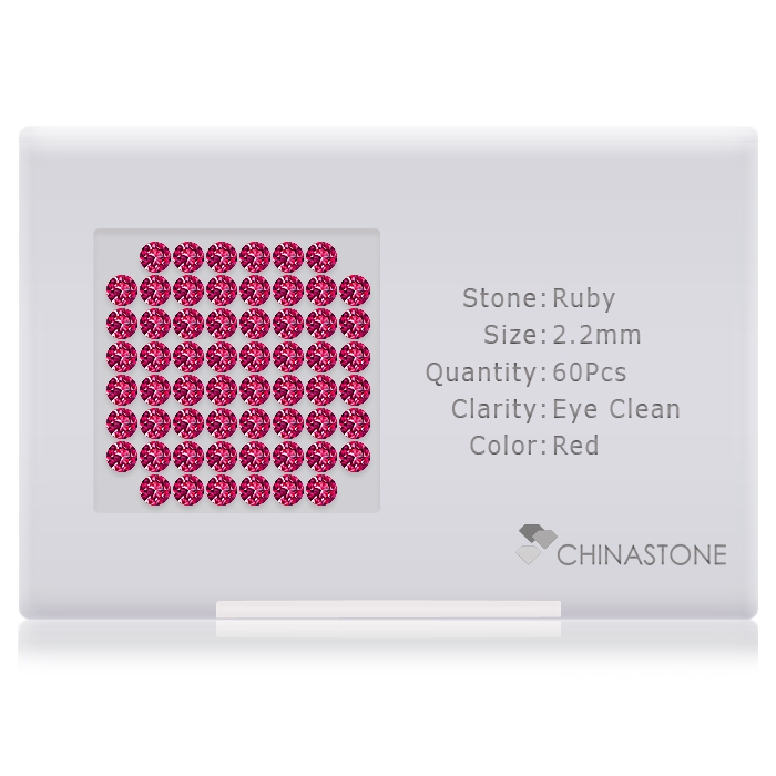 Ruby lot of 60 stones