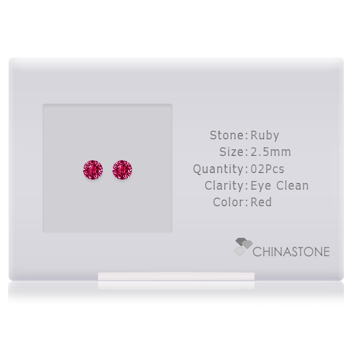 Ruby lot of 2 stones