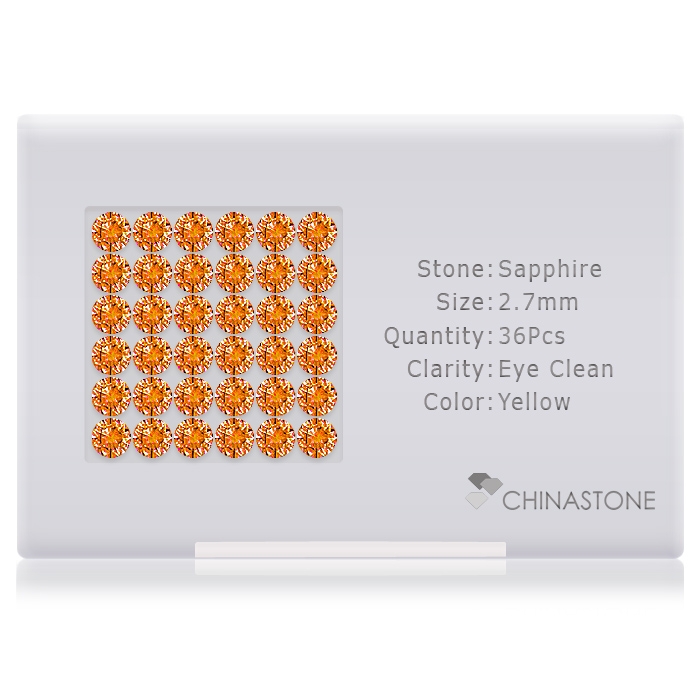 Sapphire lot of 36 stones